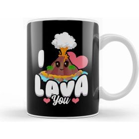 Humuts Funny I Lava You Volcano Valentine S Day Pun Beyaz Kupa
