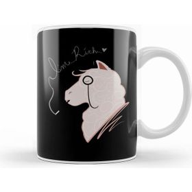 Humuts Funny I M Rich Llama Cute Fancy Llama Beyaz Kupa