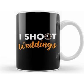 Humuts Funny I Shoot Weddings Cute Wedding Photographer Beyaz Kupa