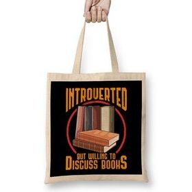 Humuts Funny Introverted But Willing To Discuss Books Bez Kadın Günlük Çanta