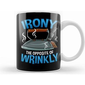 Humuts Funny Irony the Opposite Of Wrinkly Sarcastic Pun Kupa