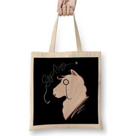 Humuts Funny Llama With Class, Tophat & Monocle Cute Lama Bez Çanta