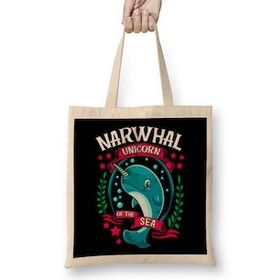 Humuts Funny Narwhal Unicorn Of The Sea Bez Kadın Günlük Çanta