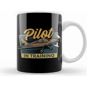 Humuts Funny Pilot In Training Please Wait Airplane Pilot Kupa Bardak