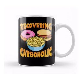 Humuts Funny Recovering Carboholic Carb Low Carb Dieting Kupa Bardak