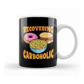Humuts Funny Recovering Carboholic Carb Low Carb Dieting Kupa Bardak
