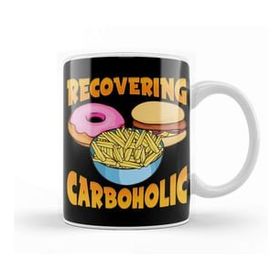 Humuts Funny Recovering Carboholic Carb Low Carb Dieting Kupa Bardak