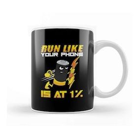 Humuts Funny Run Like Your Phone is at 1% Sprinting Pun Kupa