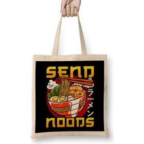 Humuts Funny Send Noods Anime Gamer Pho Ramen Noodle Pun Bez Çanta