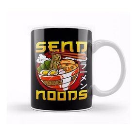 Humuts Funny Send Noods Anime Gamer Pho Ramen Noodle Pun Kupa Bardak