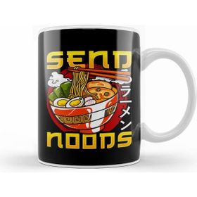 Humuts Funny Send Noods Anime Gamer Pho Ramen Noodle Pun Kupa Bardak
