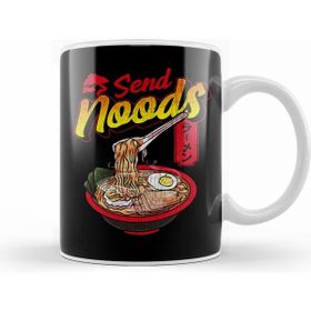Humuts Funny Send Noods Anime Gamer Pho Ramen Noodle Pun Kupa Bardak