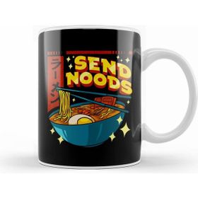 Humuts Funny Send Noods Pun Anime Gamer Ramen Kawaii Kupa Bardak