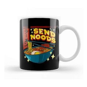 Humuts Funny Send Noods Pun Anime Gamer Ramen Kawaii Kupa Bardak