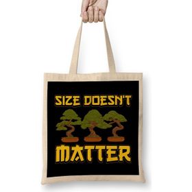 Humuts Funny Size Doesn't Matter Small Bonsai Tree Plant Bez Çanta