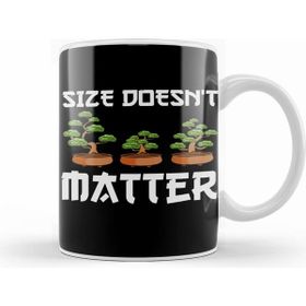 Humuts Funny Size Doesnt Matter Small Bonsai Tree Plant Kupa Bardak
