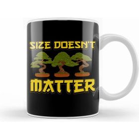 Humuts Funny Size Doesnt Matter Small Bonsai Tree Plant Kupa Bardak