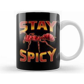 Humuts Funny Stay Spicy Fire Ants Cute Insect Pun Kupa Bardak