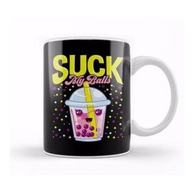 Humuts Funny Suck My Balls Boba Tea Pun Kupa Bardak