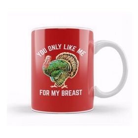 Humuts Funny Thanksgiving You Only Like Me For My Breast 01 Kupa Bardak