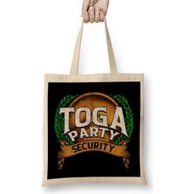 Humuts Funny Toga Party Security Guard Greek Wreath Bez Çanta