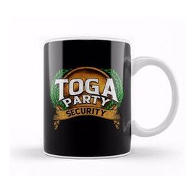 Humuts Funny Toga Party Security Guard Greek Wreath Kupa Bardak