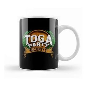 Humuts Funny Toga Party Security Guard Greek Wreath Kupa Bardak