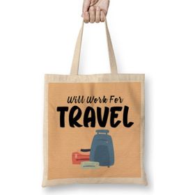 Humuts Funny Travel Gift Design Lover-Trippin Wanderlust Journey Adventurer Vacation Bez Çanta