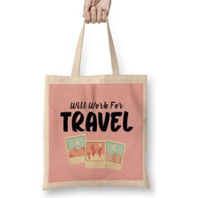 Humuts Funny Travel Gift Design Lover-Trippin Wanderlust Journey Adventurer Vacation Bez Çanta