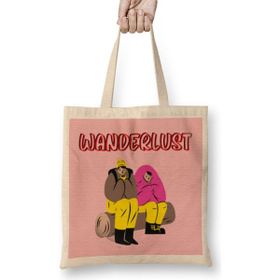Humuts Funny Travel Gift Design Lover-Trippin Wanderlust Journey Adventurer Vacation Bez Çanta