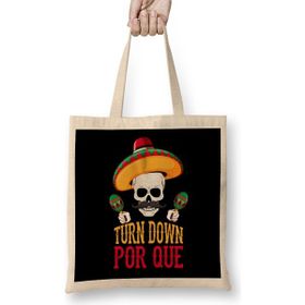 Humuts Funny Turn Down Por Que Cinco De Mayo Skeleton Bez Çanta