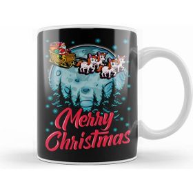 Humuts Funny Unicorn Santa Merry Christmas Gift Xmas Kupa Bardak