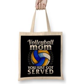 Humuts Funny You Just Got Served Volleyball Mom Serve Pun Bez Çanta