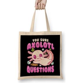 Humuts Funny You Sure Axolotl Questions Walking Fish Pun Bez Çanta