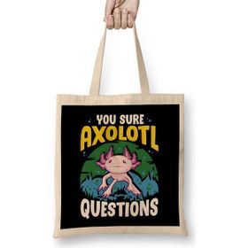 Humuts Funny You Sure Axolotl Questions Walking Fish Pun Bez Çanta