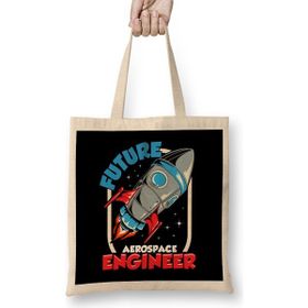 Humuts Future Aerospace Engineer Space Exploration Kid Bez Uzun Saplı Açık Bej Rengi Çanta