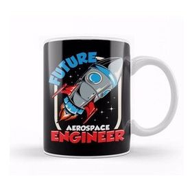 Humuts Future Aerospace Engineer Space Exploration Kid Kupa Bardak