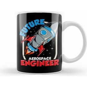 Humuts Future Aerospace Engineer Space Exploration Kid Kupa Bardak
