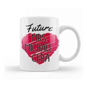 Humuts Future Mrs Michael Cera Love Heart Kupa Bardak
