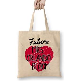 Humuts Future Mrs Orlando Bloom Love Heart Bez Uzun Saplı Açık Bej Rengi Çanta