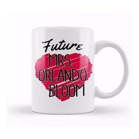 Humuts Future Mrs Orlando Bloom Love Heart Kupa Bardak