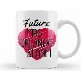 Humuts Future Mrs Orlando Bloom Love Heart Kupa Bardak