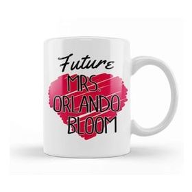 Humuts Future Mrs Orlando Bloom Love Heart Kupa Bardak