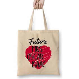 Humuts Future Mrs Oscar Isaac Love Heart Bez Uzun Saplı Açık Bej Rengi Çanta