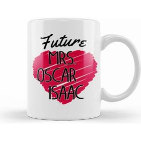 Humuts Future Mrs Oscar Isaac Love Heart Kupa Bardak