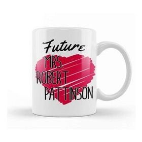 Humuts Future Mrs Robert Pattinson Love Heart Kupa Bardak