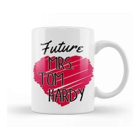 Humuts Future Mrs Tom Hardy Love Heart Kupa Bardak