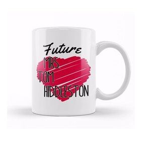 Humuts Future Mrs Tom Hiddleston Love Heart Kupa Bardak