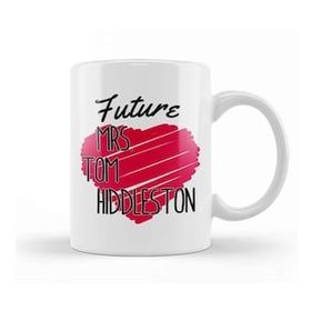 Humuts Future Mrs Tom Hiddleston Love Heart Kupa Bardak