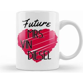 Humuts Future Mrs Vin Diesel Love Heart Kupa Bardak